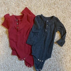 RED Joe fresh ribbed onesies